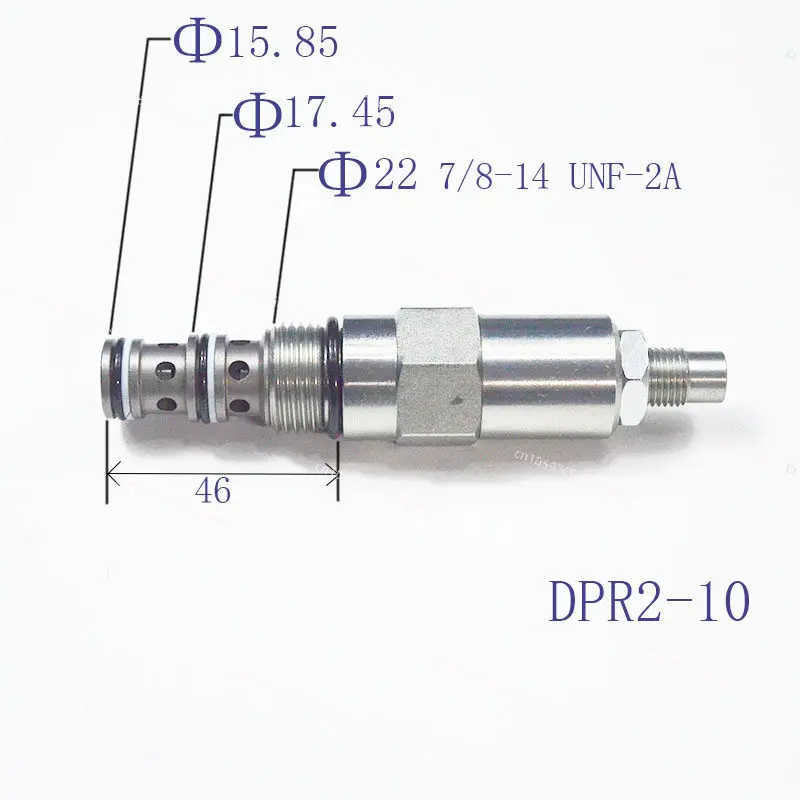 

Threaded Cartridge Direct Acting Pressure Relief Valve DPR2-10/LDPR-10