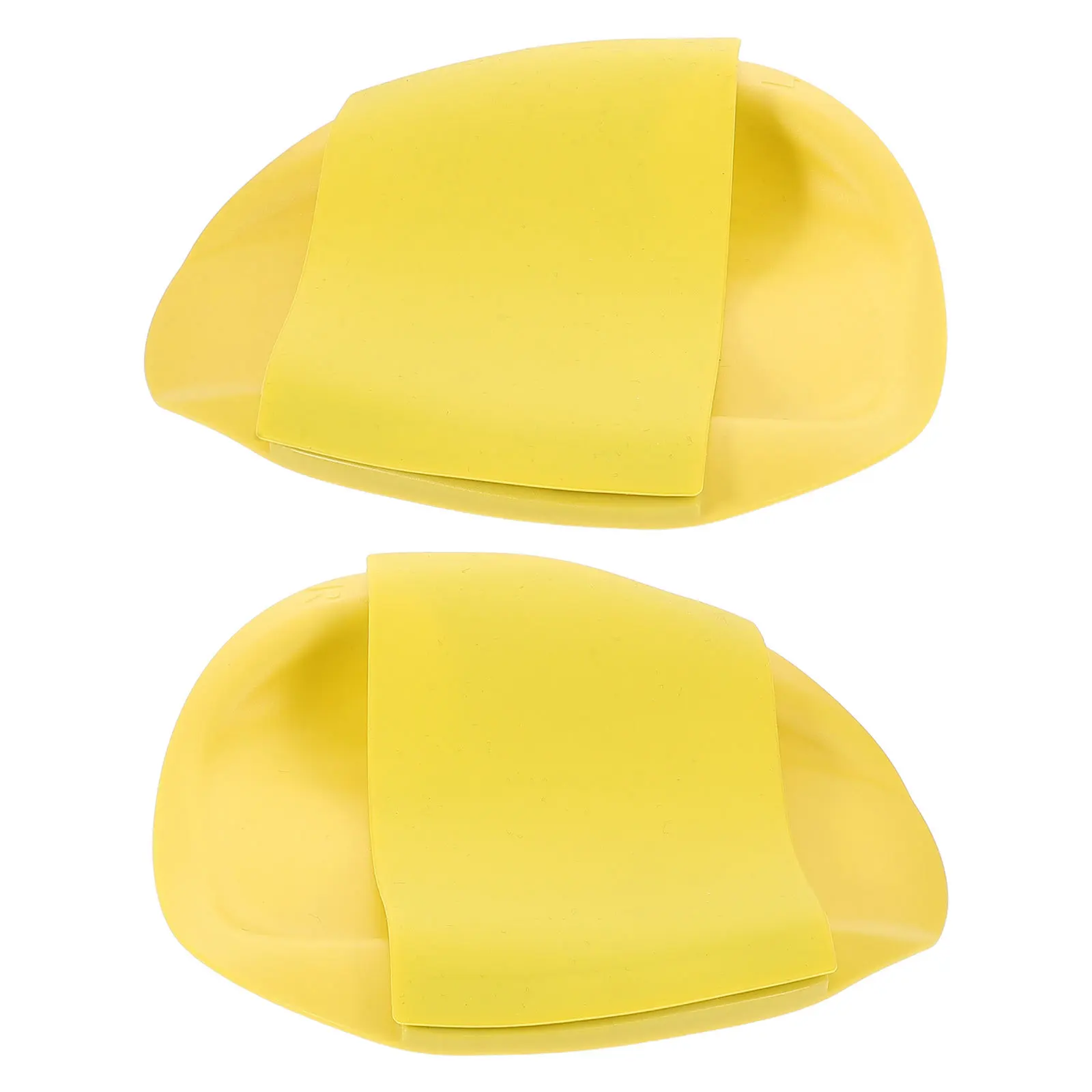 

2Pcs Youth Swimming Hand Paddles Silicone Training Gear Improve Stroke Control Teens Swimming Swim Training Hand Paddles