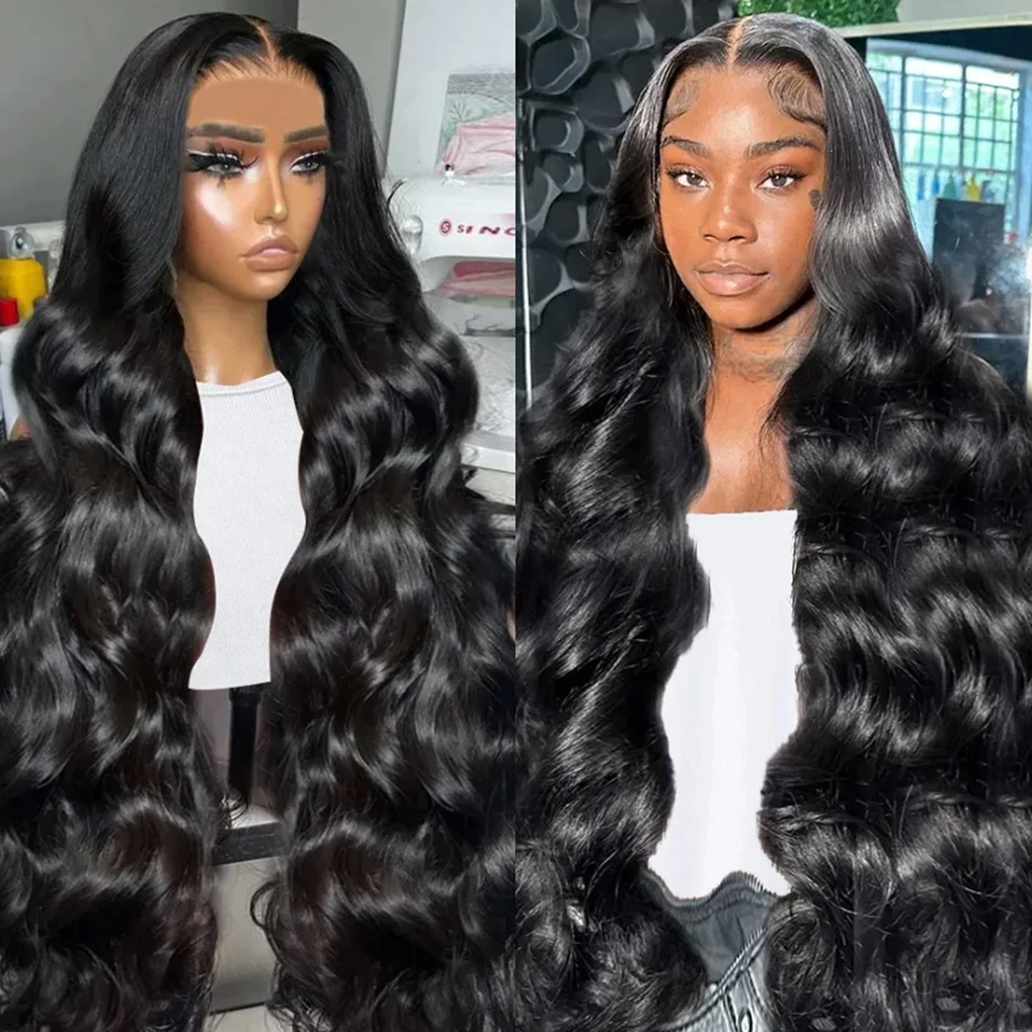 40 Inch 13x4 13x6 360 Body Wave Transparent Hd Lace Front Wig Preplucked Glueless Closure Lace Frontal Human Hair Wigs For Women