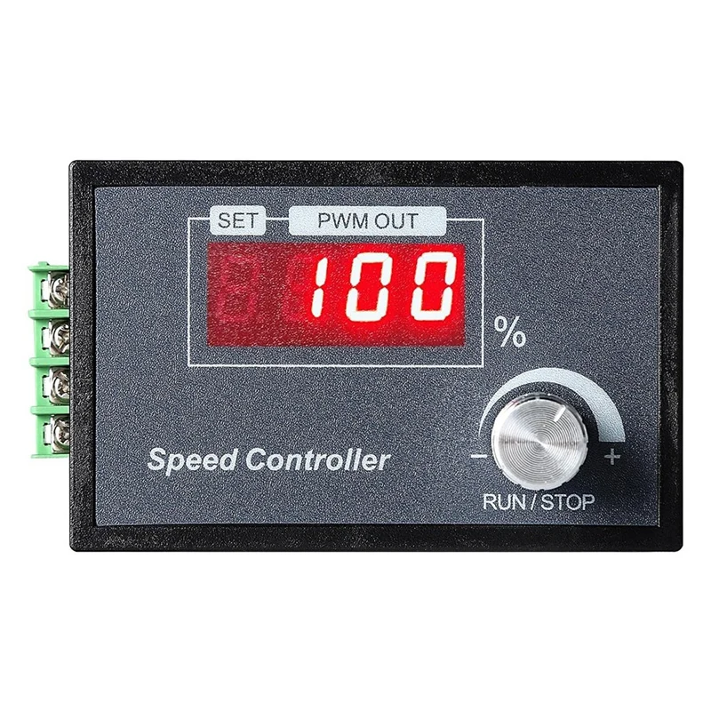 PWM DC Motor Speed Controller 6-60V 30A With Digital Display & Robust PCB - Perfect For Various Machines