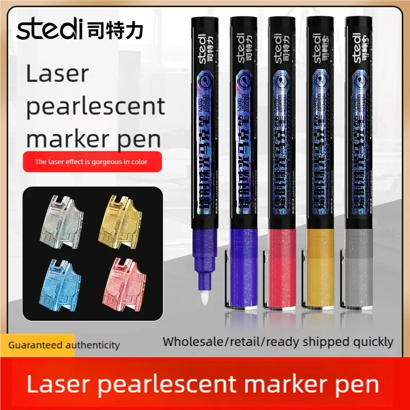 

Stedi Marker Dual Brush Water Based Markers 12colors Pen for Gundam GK Model Coloring Tool Nylon Paint Coloring Pens