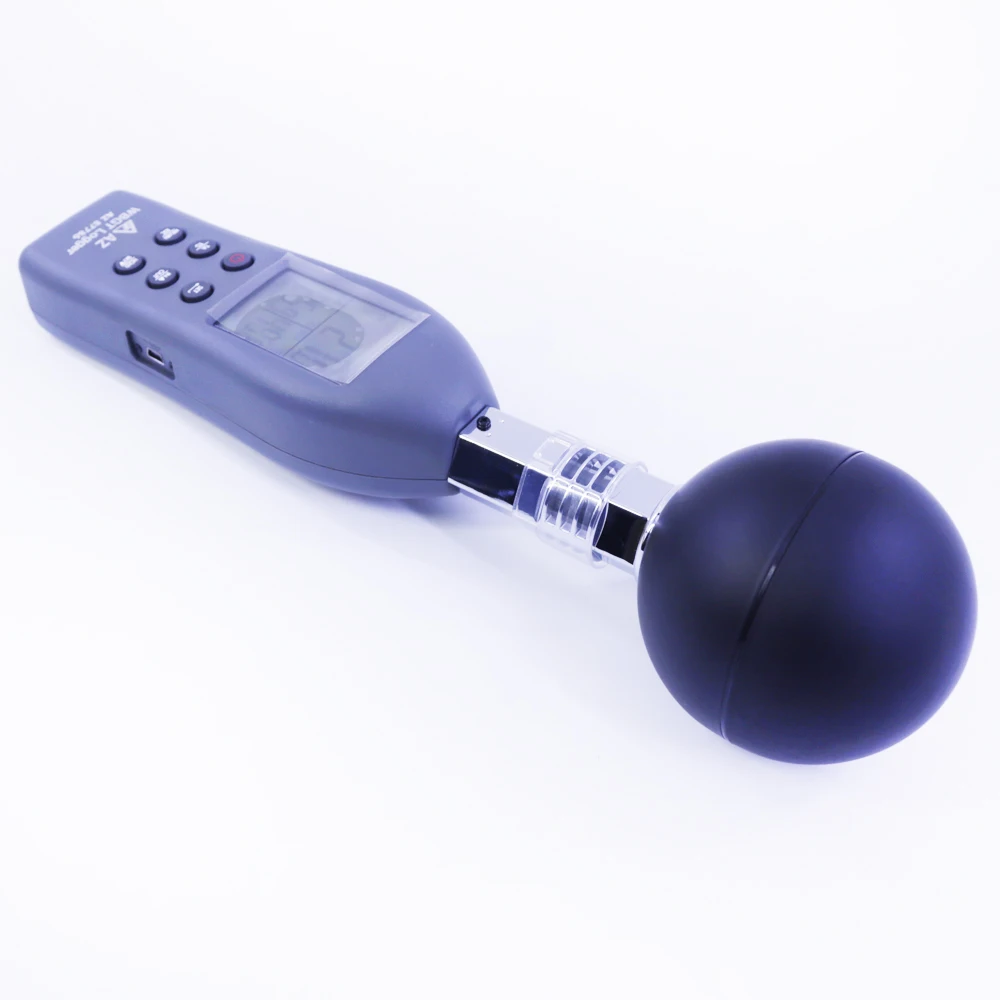 AZ87786 Handheld WBGT Datenlogger Wet Bulb Globe Temperature Meter WBGT Recorder Temperature Humidity Meter