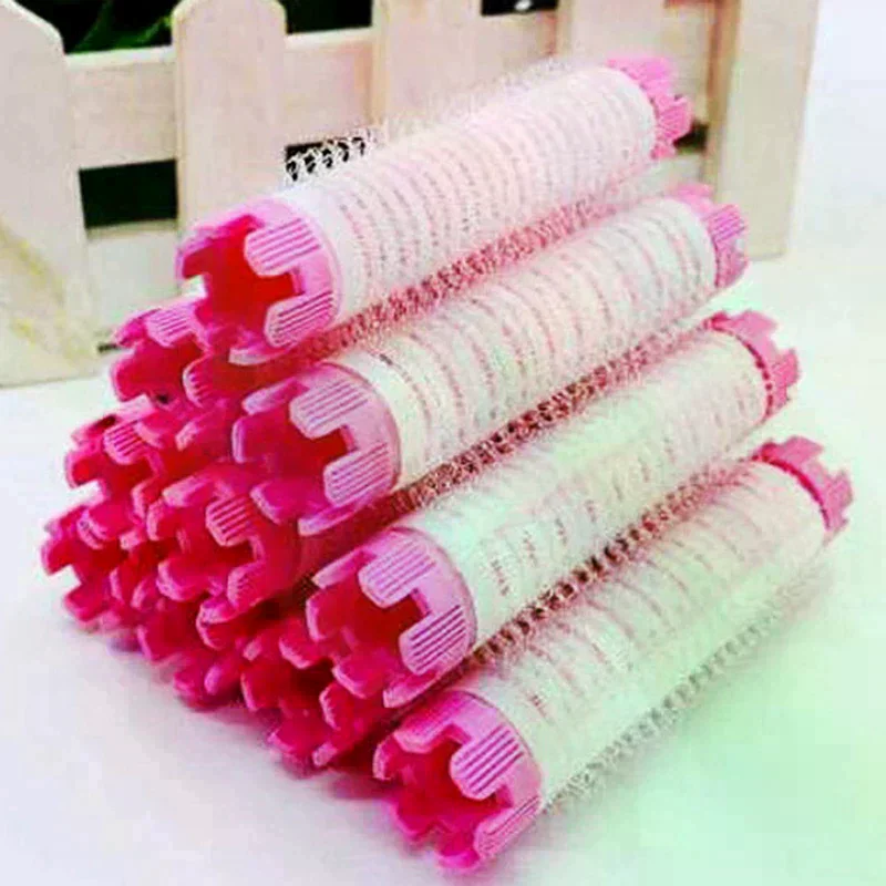 10pcs fluffy Hair Root Rollers Pack Perm Rods Set Air Fringe Bang Hair Curler