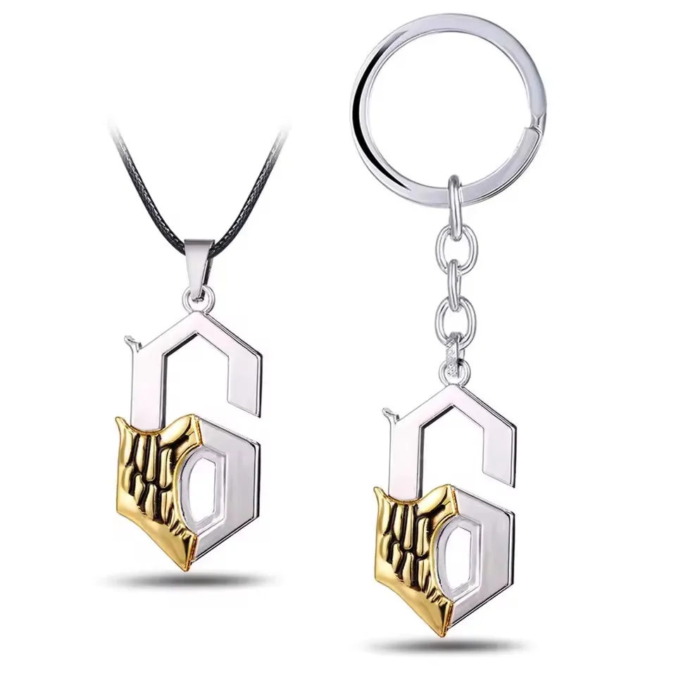 LLavero de máscara de Anime Bleach Ulquiorra Cifer, colgante de máscaras rotas de Kurosaki Ichigo, gargantilla de Metal, collar, regalos de disfraz para seguidores