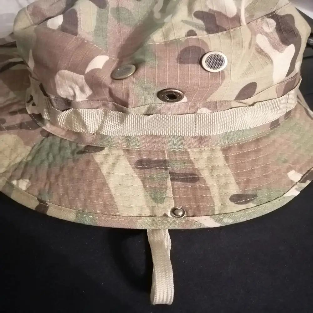 Berretto parasole tattico CP Cappello Bonnie Cappelli rotondi Protezione solare Escursionismo Combattimento Airsoft Caccia Allenamento Combattimento