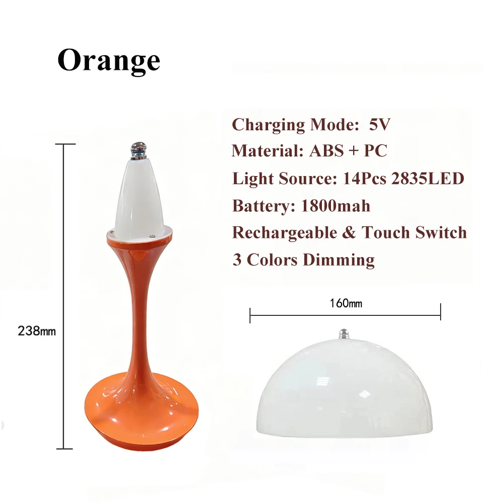 KFV Tafellampen 3 Kleuren Stoffen Lampenkap Design LED Dimbaar USB Oplaadbare Bureaulamp Slaapkamer Nachtkastje Leeslamp Decoratie wirreless desk lamp lesenaarlamp tafel lamp reading lamp oplaadbare