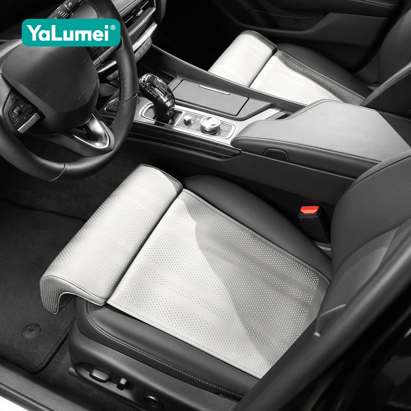 Leather Car Seat Extender Leg Cushion For Land Rover Range Editio Freelander 2 Discovery 3 4 5 Range Rover L322 Evoque Executive