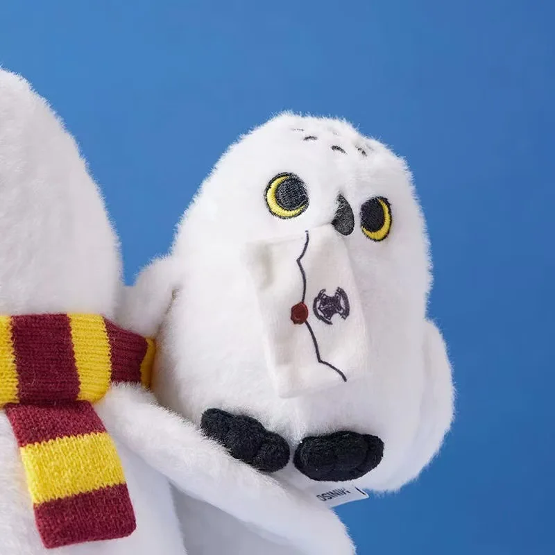12cm Harries Movie Hedwig Owl Pottered Plush Toys Soft Stuffed Animals Doll Peluches Shoulder Decoration Fun Toy Birthday Gifts view 2