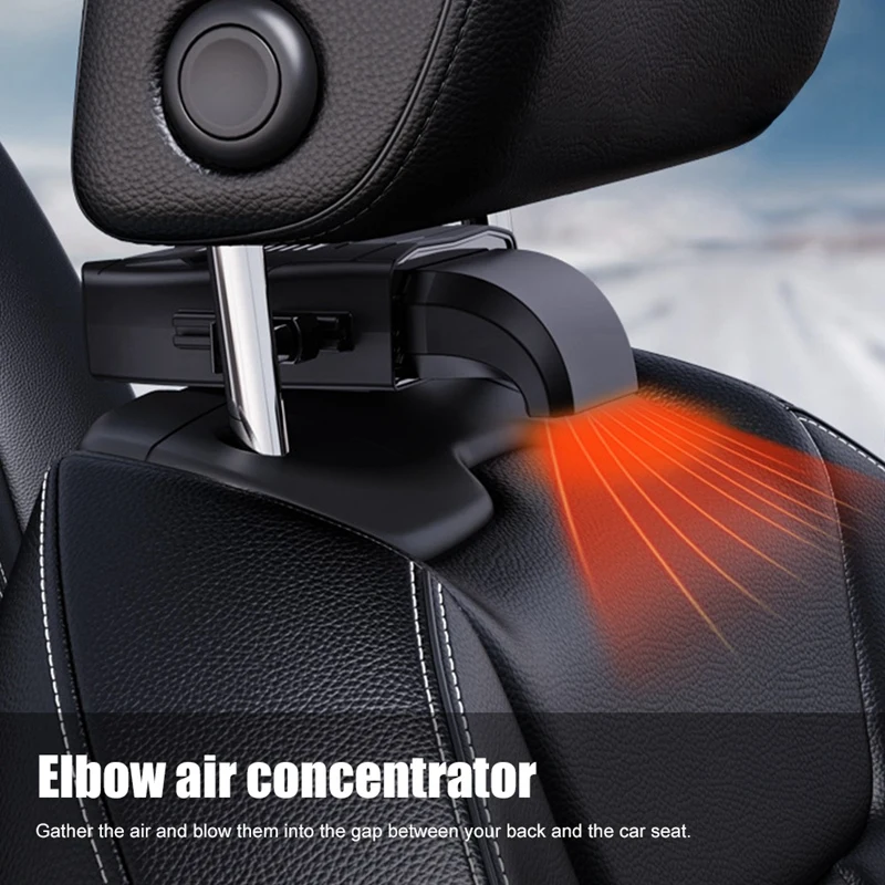 Electric Car Heater 12V Cooling And Heating Fan Dashboard Seat-Heater 150W 360-Degree Adjustable