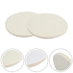 2pcs Wool Felt Polishing Pad Wheel Repair Scratches For Car Glass Stainless Steel Fine Wool Felt Polishing Wheel Soft Elastic