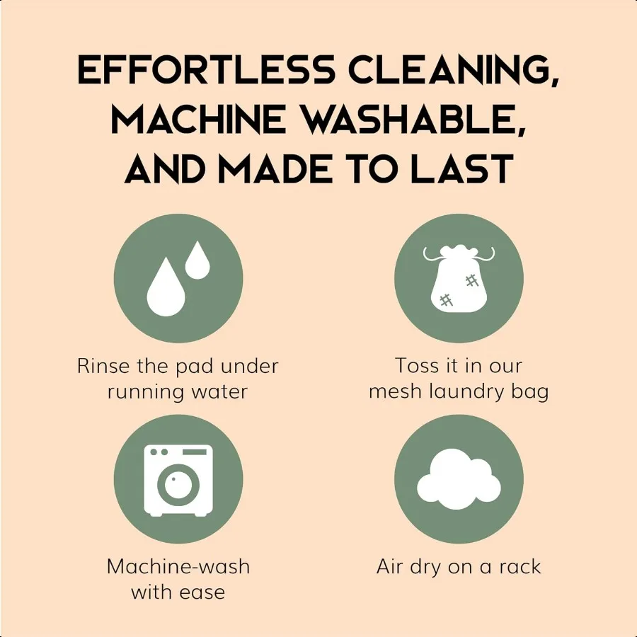 Reusable Makeup Remover Pads 20 Pack Washable Laundry Bag Round Box for Storage Reusable Bamboo Cotton Rounds for All Skin Type