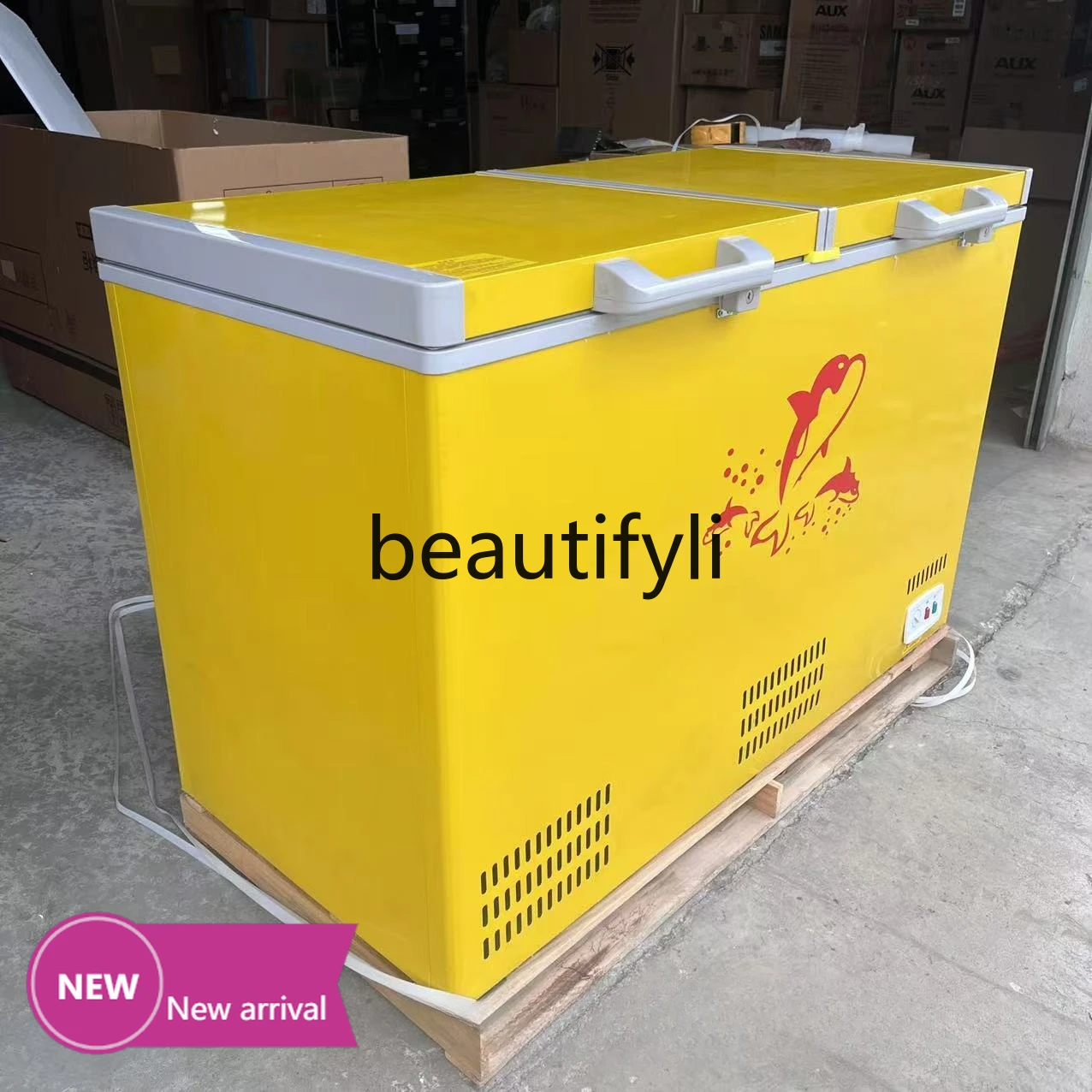 

Freezer large capacity commercial horizontal big chest freezerX