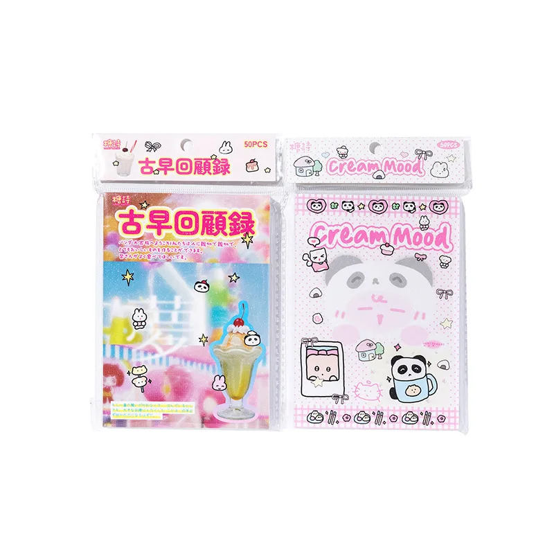 50pcs/1lot kawaii Stationery Sticker Cute Supply Station junk journal Decorative Scrapbooking DIY Craft Sticker