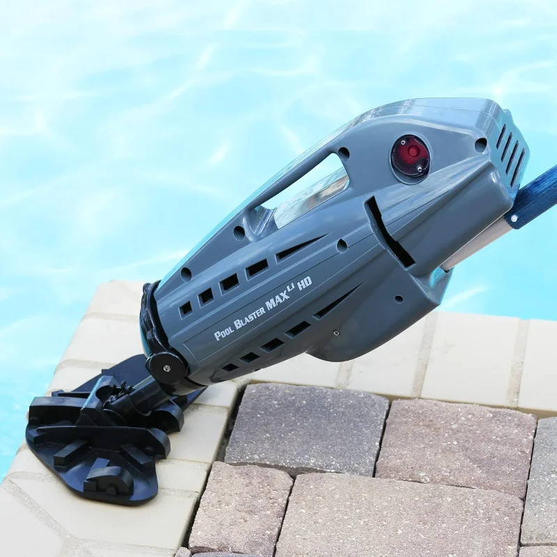 POOL BLASTER Max HD Cordless Pool Vacuum - Heavy-Duty Cleaning with High Capacity, Handheld Rechargeable Swimming Pool