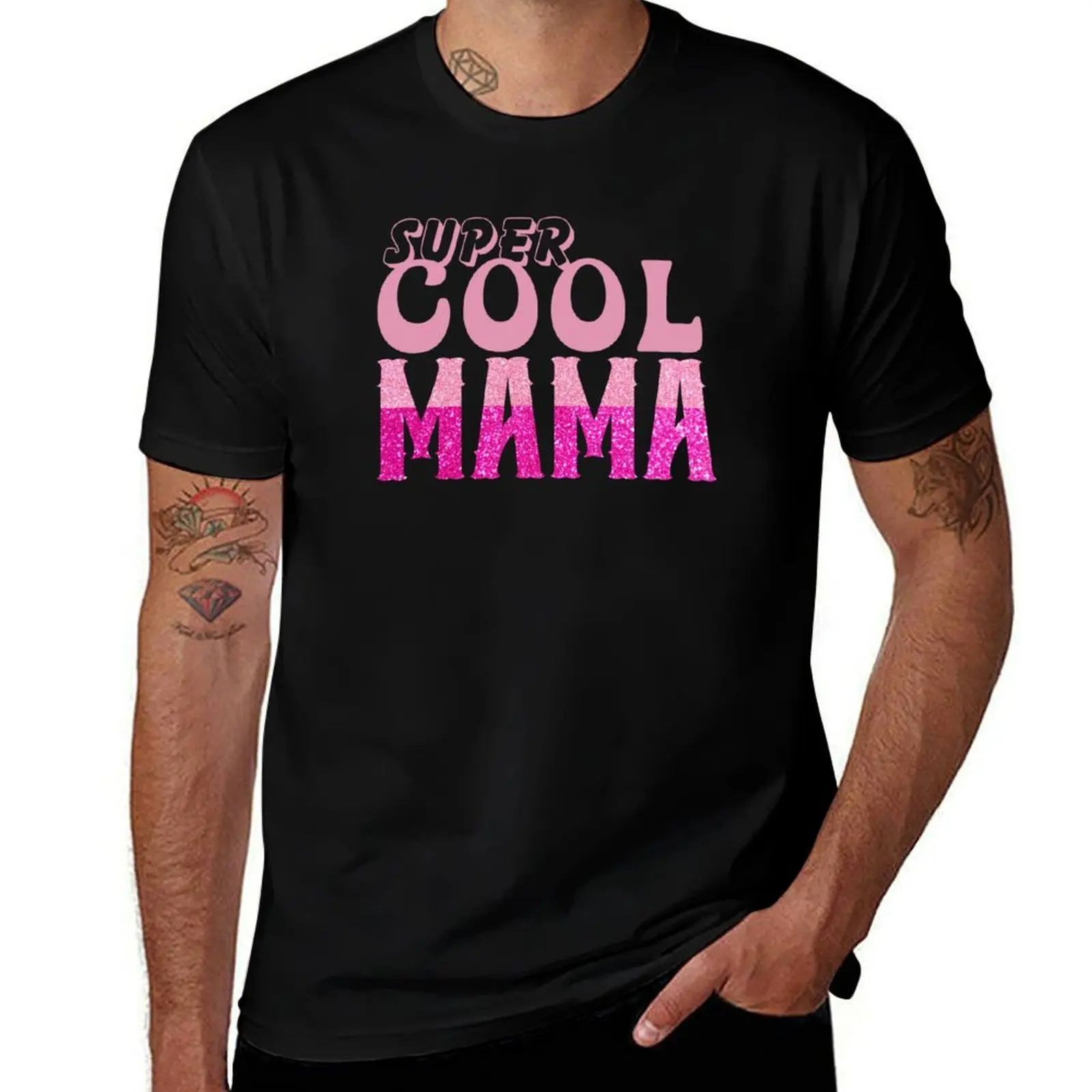 

Super Cool MAMA - MOM Mother`s Day Birthday Retro Groovy Design T-Shirt football t shirt fruit of the loom mens t shirts