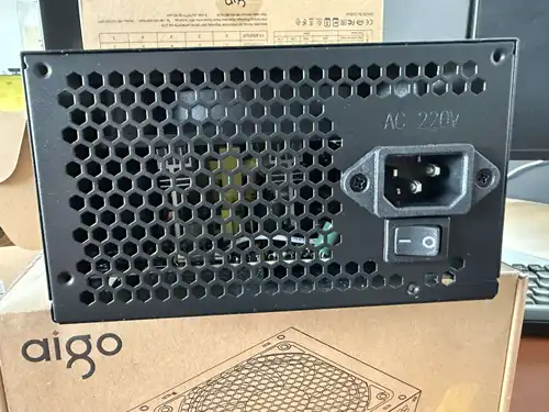 Imagen 2 del producto Go AK-Unidad de fuente de alimentación PSU para PC, ventilador negro silencioso para juegos, 600mm, RGB, 24 Pines, 12V, ATX, fuente de alimentación para ordenador de escritorio, BTC, 120 W