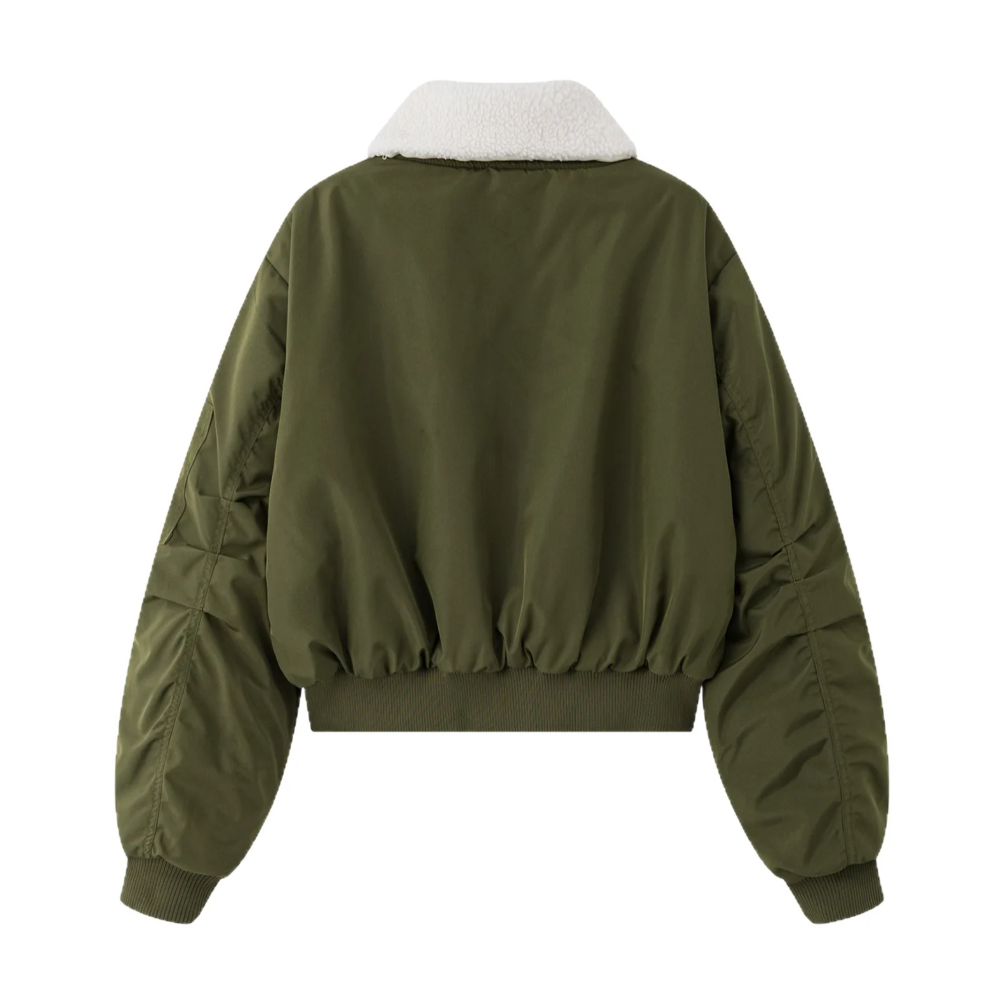 DHH Women's Loose Casual Cotton Jaet with Fur Collar Vintage Sle Autumn Winter New Arrival Knitted Thiened Outerwear