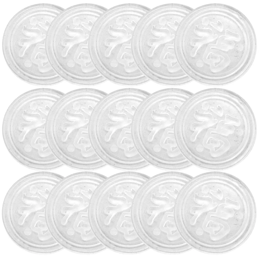 100Pcs Transparent Glass Table Bumpers Silicone Anti-Slip Suction Cup Pads Durable Glass Furniture Spacer Clear Protective