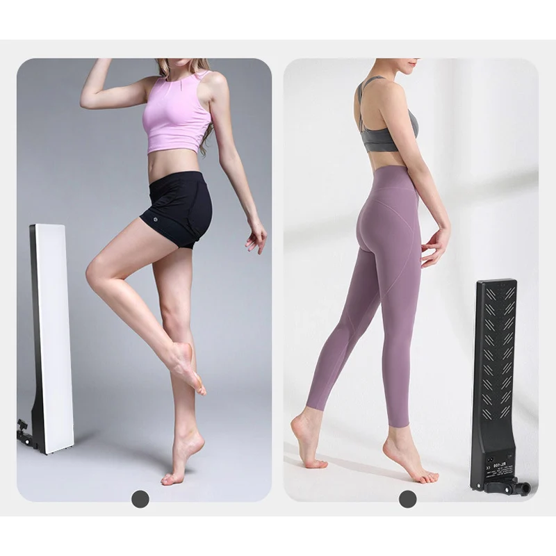 แผงไฟ LED แฟลชวิดีโอแผงแสงไฟถ่ายภาพสำหรับสตรีมมิ่งแถบสี Tri ไฟเติมแสง selfie สำหรับการถ่ายภาพสด