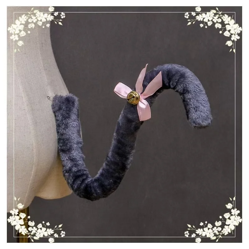 Niedlicher Katzenschwanz, Cosplay, Anime, Kawaii, Tier, Halloween-Party, Kostüme, Accessoires, Kätzchen, Dienstmädchen, Schwanz, Geschenke für Freundinnen – Detail 4