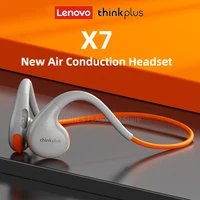 Original Lenovo X7 auriculares de conducción de aire inalámbricos Bluetooth 5,3 auriculares de conducción ósea auriculares deportivos micrófono con gancho para la oreja al aire libre