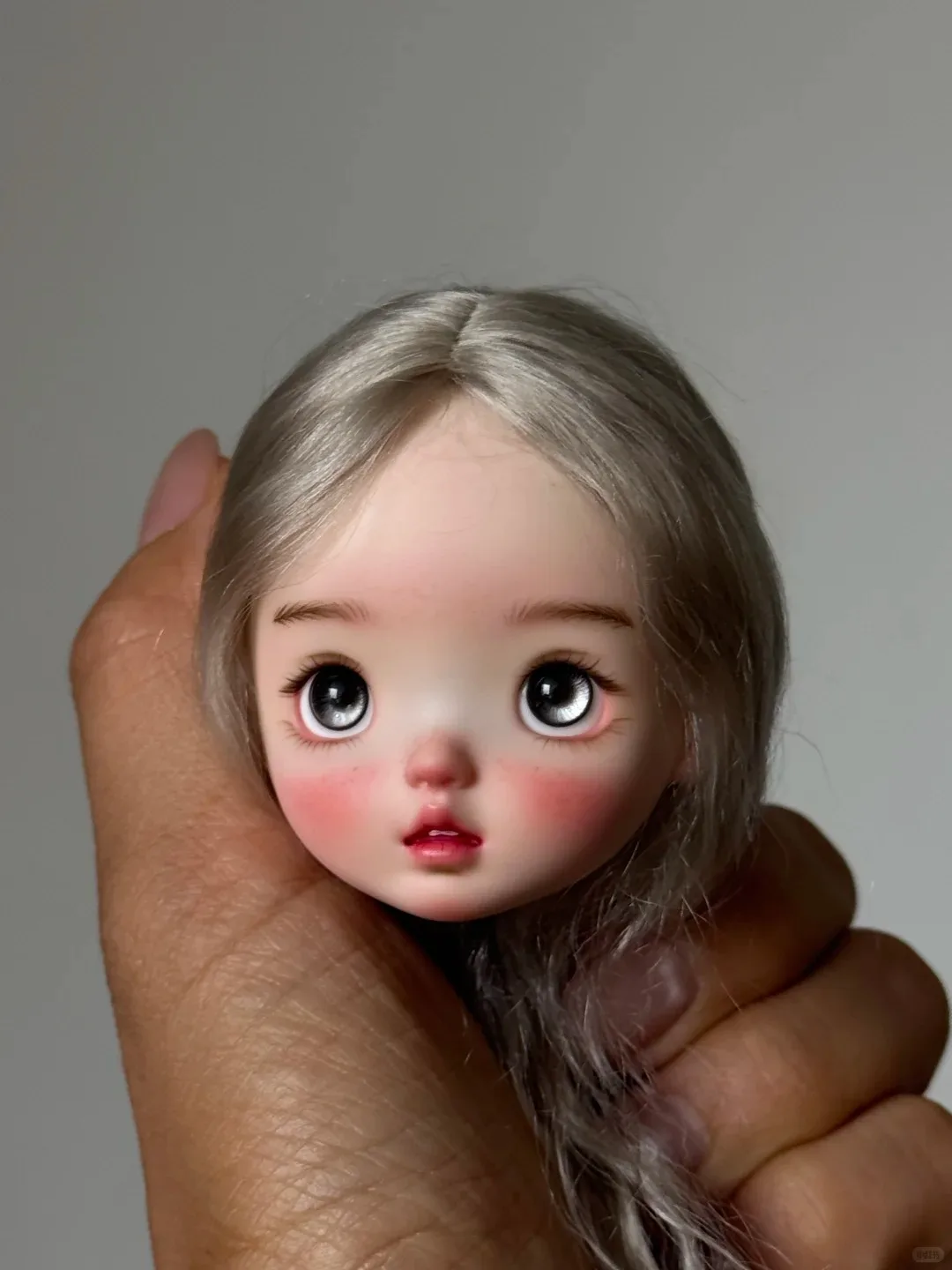 Just Head SD BJD Doll 1/6 Scale Blue Bean Nimo Women's High-Quality Individual Toy Doll Head Collectible for Enthusiasts