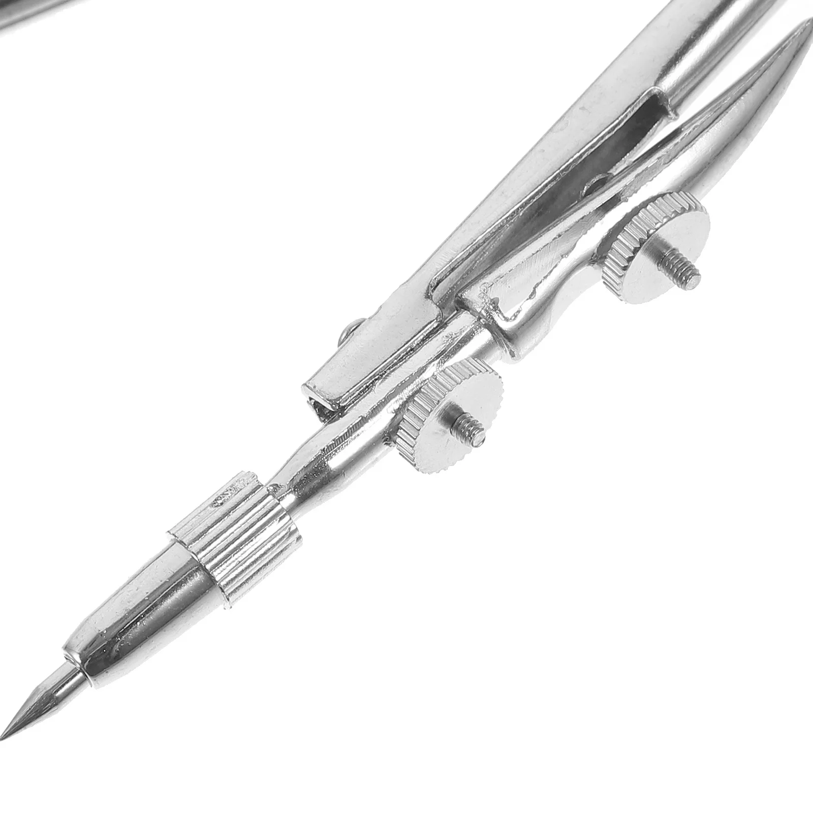 2Pcs Steel Craft Compass Portable Scribe Tool Multi-Function Precision Drawing Marking Gauge for Fabric Paper