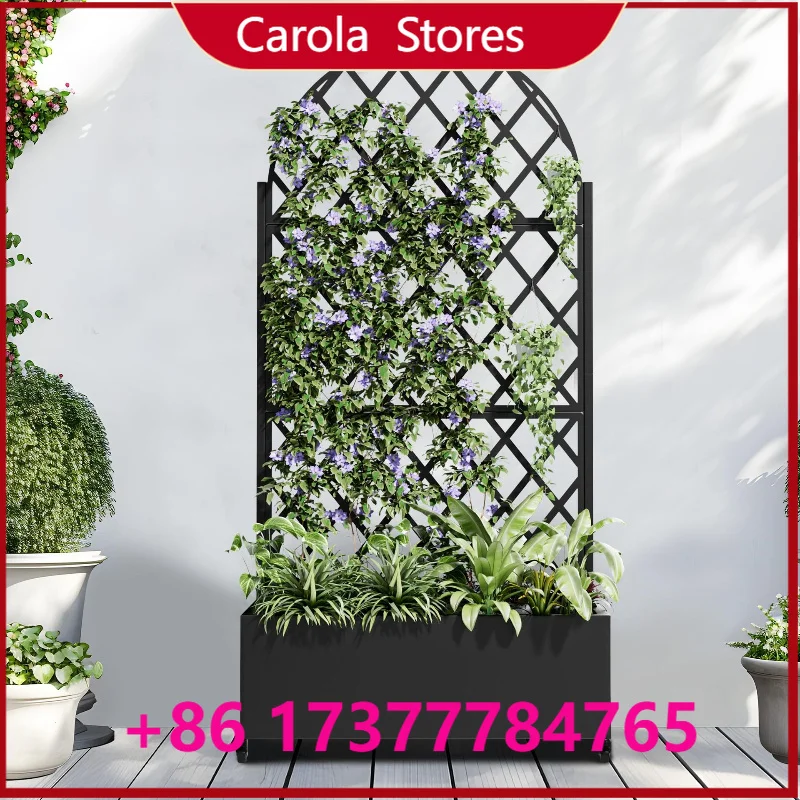 Metal Garden Trellis Net Iron Wire Climbing Vine Support Mesh For Plant Climbing Growth & Greenhouse Gardening