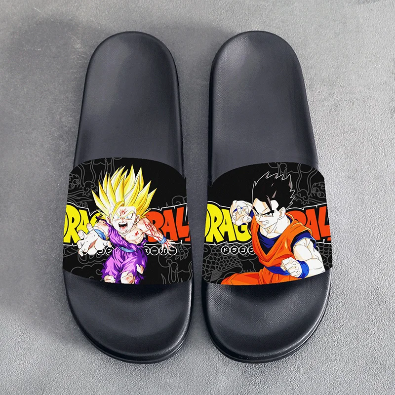 Summer Sandals Slippers Anime Dragon Ball Saiyan Vegeta Cosplay Slippers Cartoon Shoes For Men Women Unisex Halloween Gift