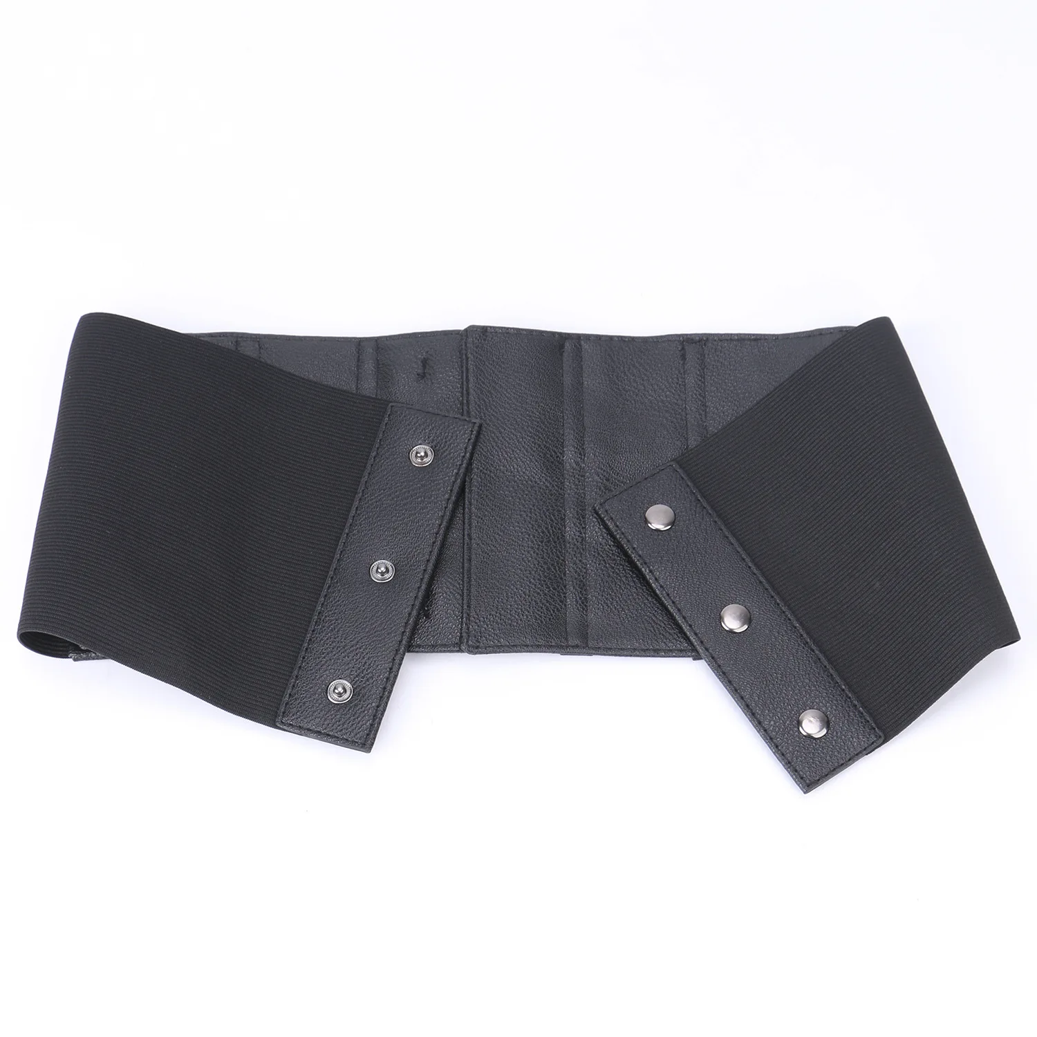 ベストセラーのエクストラワイドプラスサイズウエストベルト女性用装飾ウエストニッパーアウターウェアスカートとペアゴシック弾性ワイド