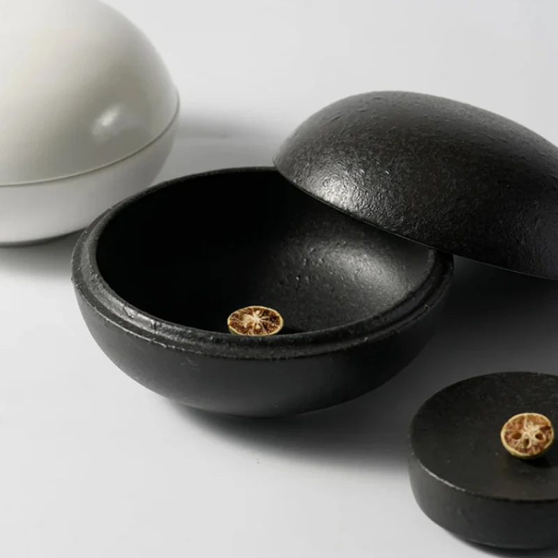 

Spherical Ceramic Bowl Dinner Plate Western Food Dry Ice Dish Serving Plates Dessert Bowl Sashimi Plates Snack Dish for Versatil