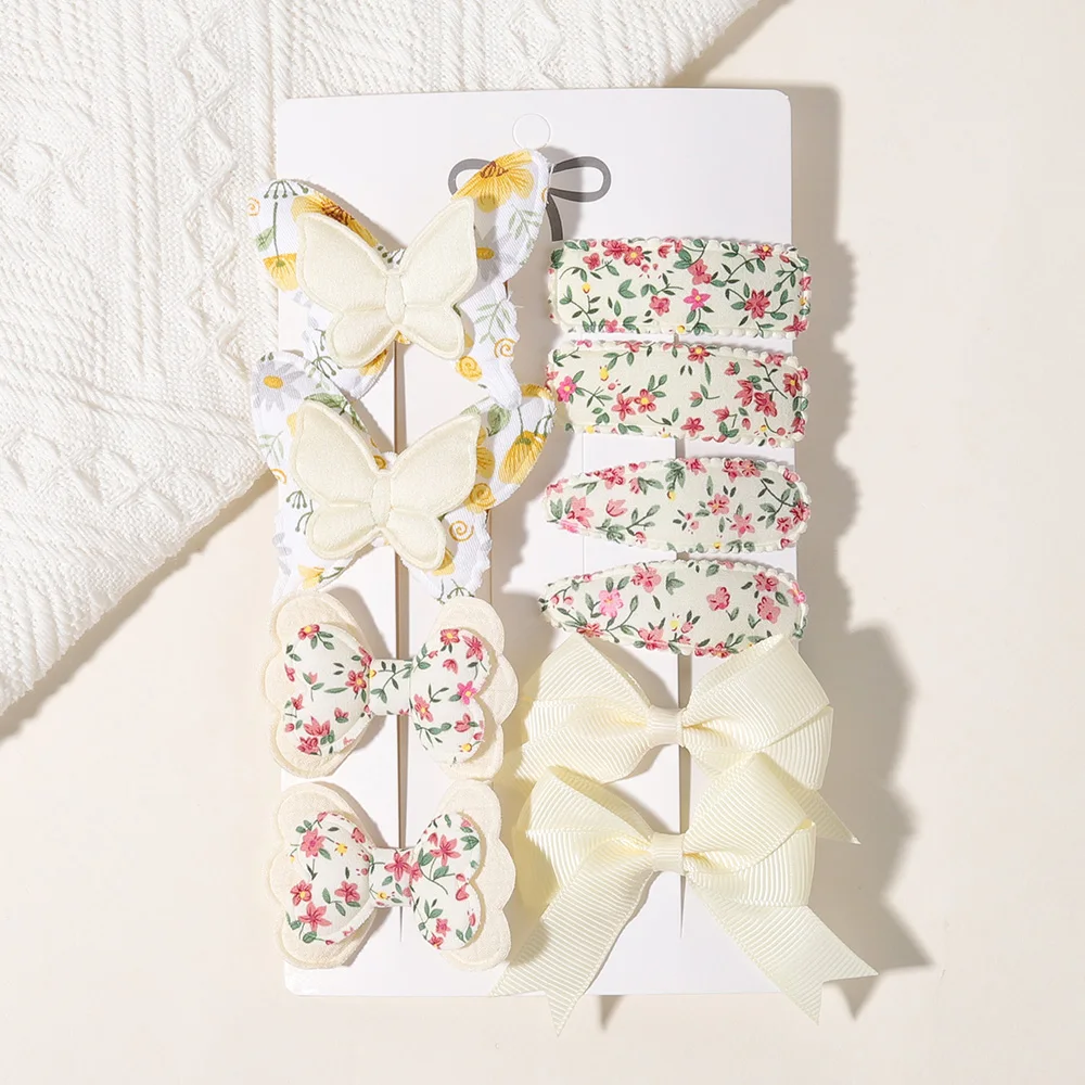 10/11/12 Stück/Set Mädchen Haarspangen mit Schleife, süße Schleifen-Haarspangen für Kinder, Baby-Geburtstagsdekoration, Haarspangen für Mädchen, Haar-Accessoires – Detail 24