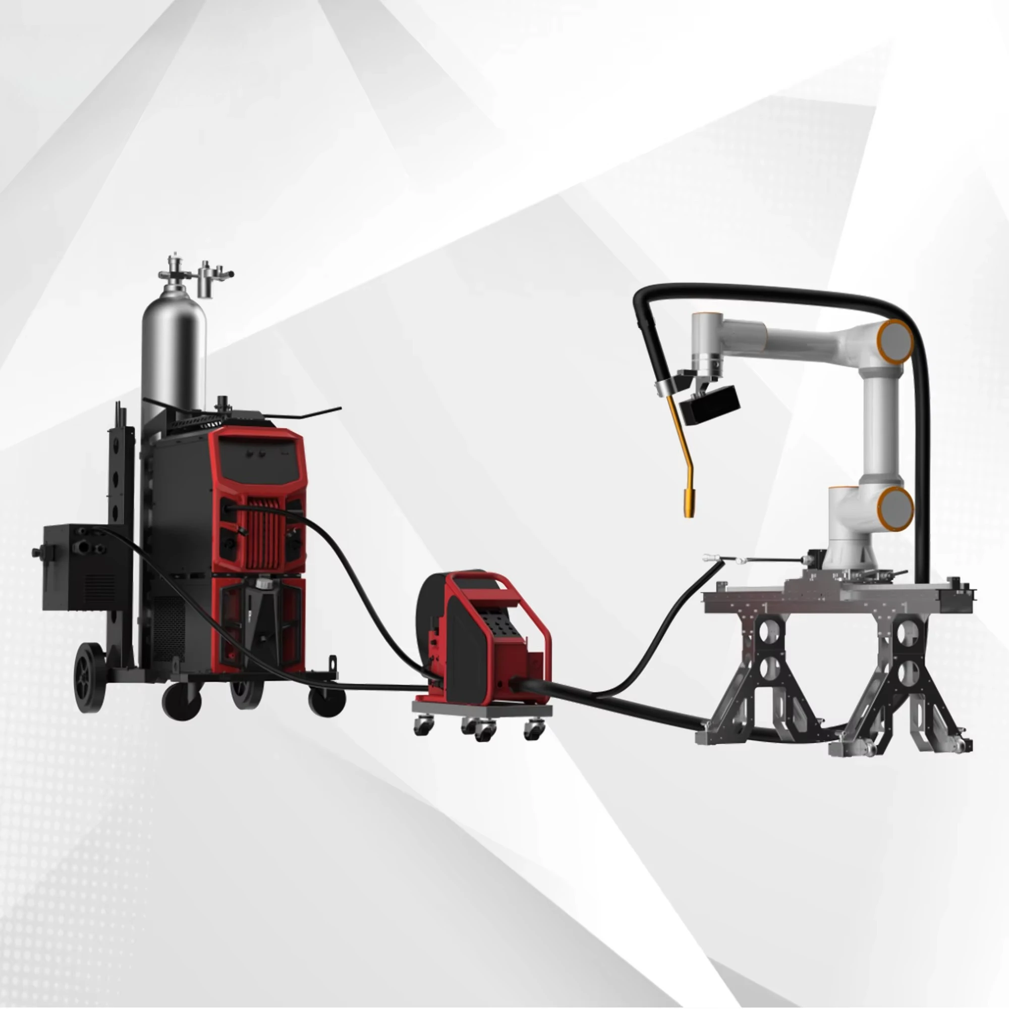 Collaborative Welding Arm, 360° Rotation, Drag Teach, for Stainless Steel, Carbon Steel & Aluminum Welding
