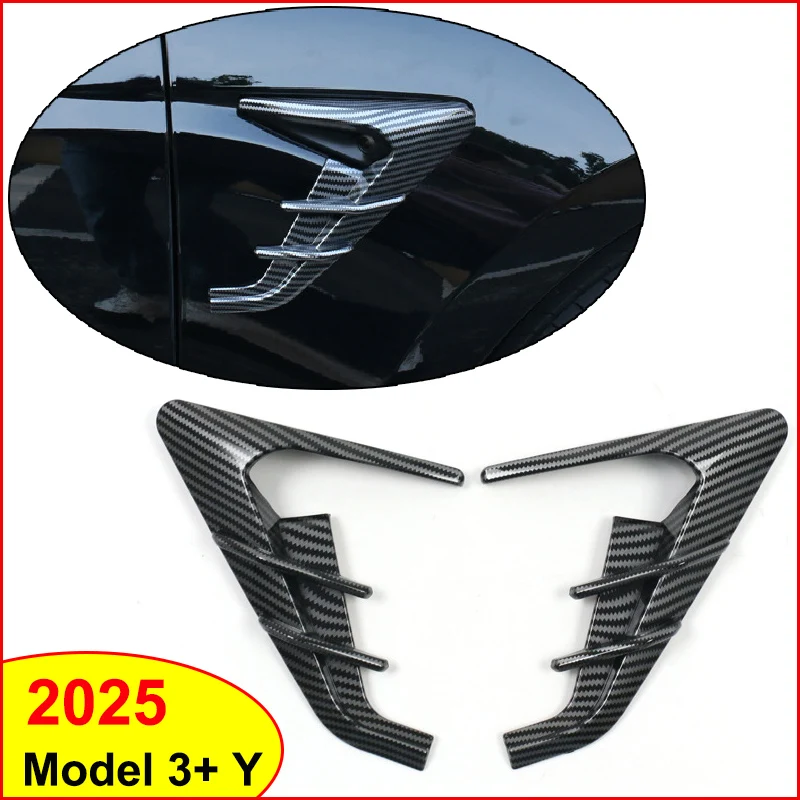 

Боковая крышка камеры для Tesla Model Y Juniper 2025 Model 3+ Highland Leaf Board Защитная крышка камеры Thunder Sign Аксессуары