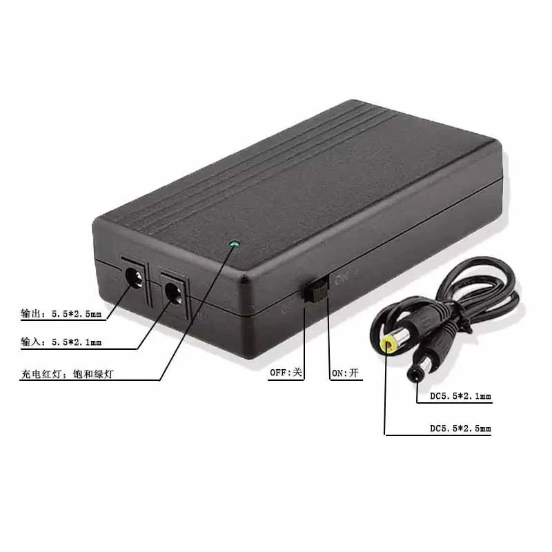 MINI UPS 12V 2A 44.4wh Uninterruptible Power Supply and Backup Power Supply Are Used for Routers Attendance Machines and CCTV view 5