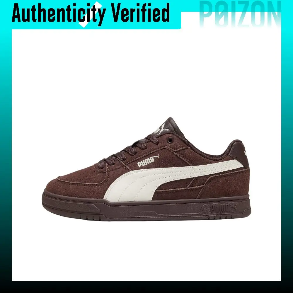 PUMA Caven 3 Skate Shoes Unisex Chocolate Fondue Color-Warm White-Puma White 404486-06