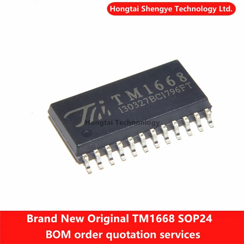 New Original Genuine TM1668 SSOP-24 LED Driver Control IC with Keyboard Scanning Interface