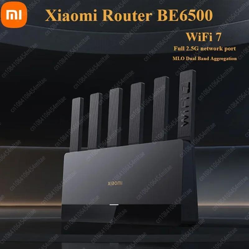 Xiaomi Router BE6500 Wi-Fi 7 6500M Full 2.5G Network Port 4-core Qualcomm Processor loT Smart Linkage Network Security Home