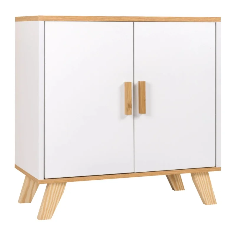 EUGAD 60x30x60cm Badezimmerschrank Weißer Unterschrank Bodenstehender Schrank mit 2 Türen für Aufbewahrung und Organisation zu Hause