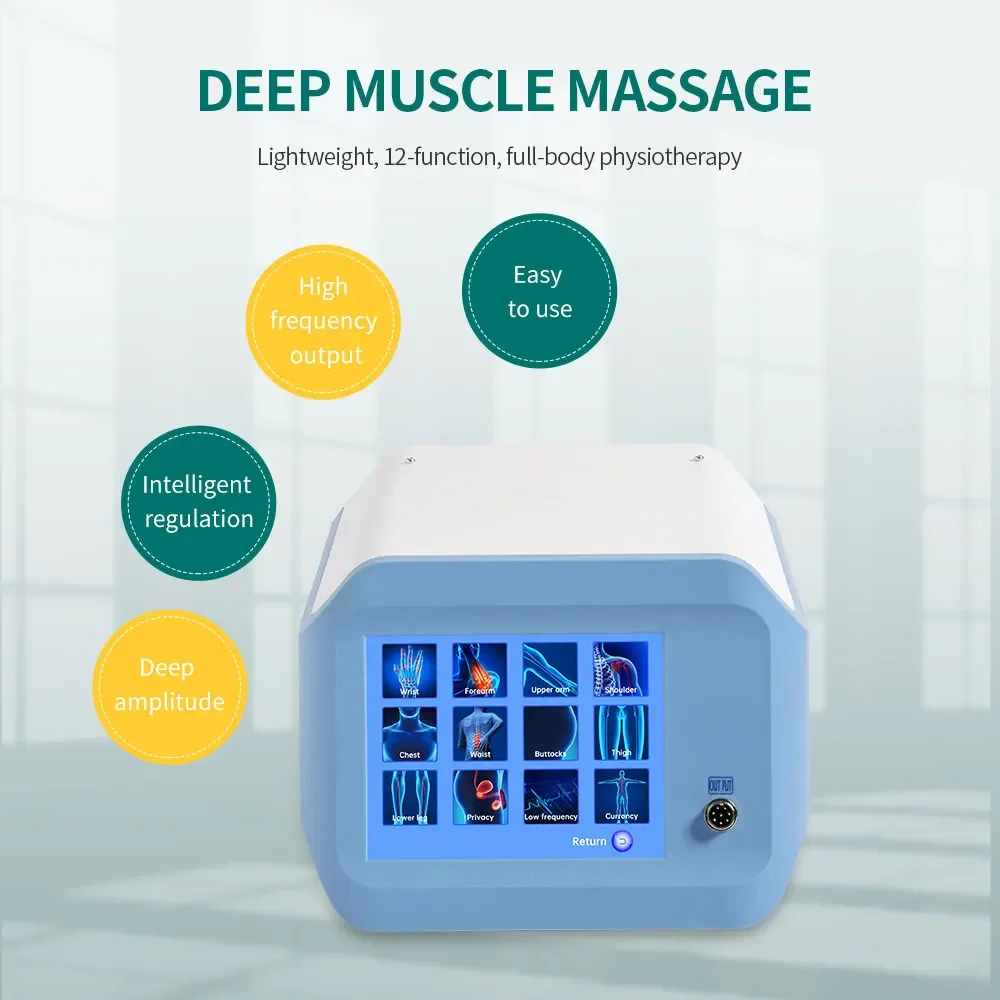 Physical Therapy Equipment Intelligent Impact Electric Massage Shockwave Therapy Machine