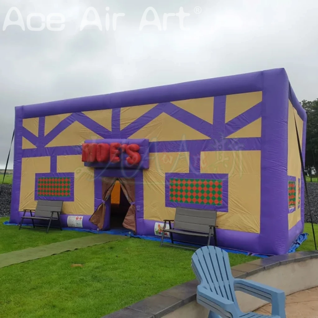 Commercial Grade Carnival Events Pop up Marquee Inflatable Cube Tent for Outdoor Party