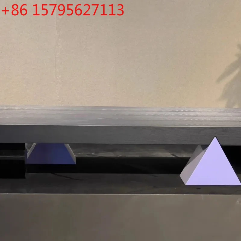 

Креативный геометрический кофейный длинный журнальный столик, новый дизайнерский черный короткий журнальный столик, бытовой маленький столик