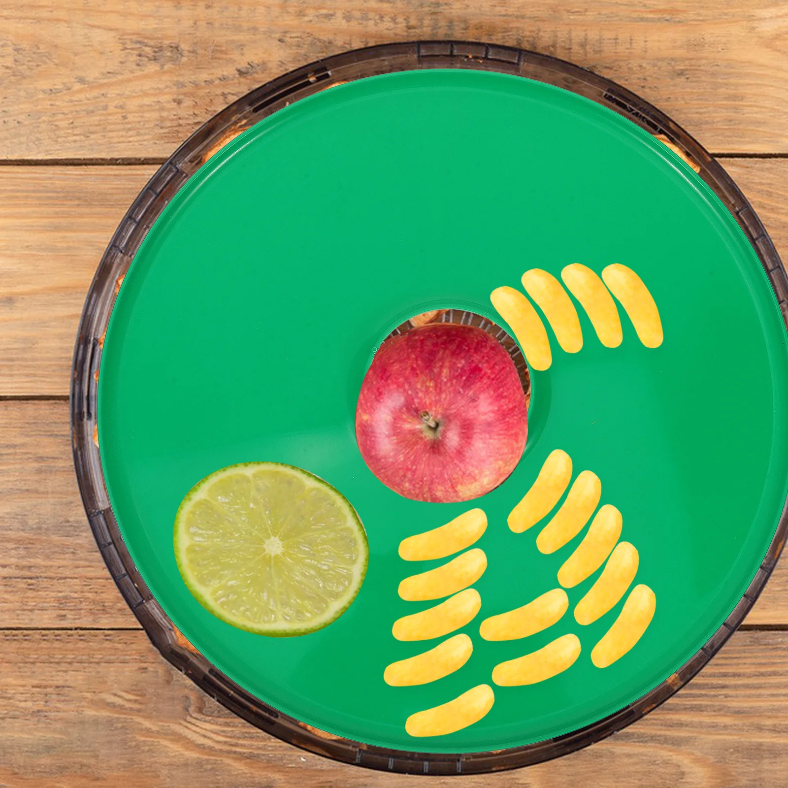 

Silicone Dehydrator Pad Non Stick Round Plastic Dryer Tray Mats for Fruits Vegetables Jerky Large Size Food Dryer