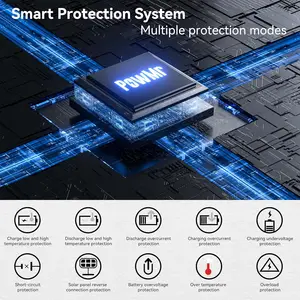 POWMR 4.2KW 4.5KW 6.2KW 6.5KW Hybrid Power Inverter MPPT SOLAR DC 24V 48V A 230V AC Pure Senoidal Outside the Lifepo4 Network 7 Main Hybrid Inverter Sales - №5