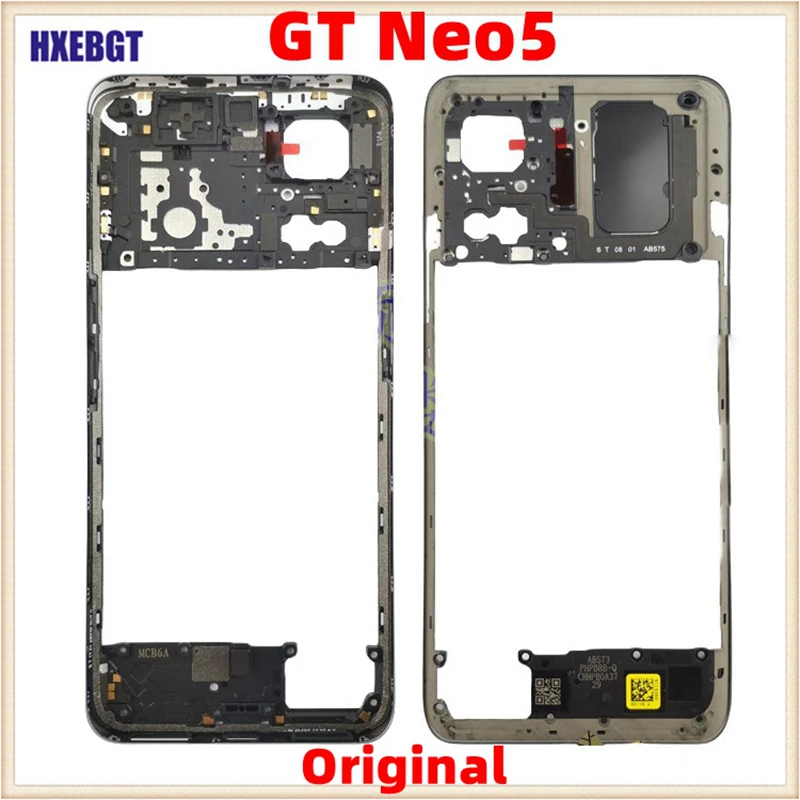 

Original For Realme GT Neo 5 RMX3706 Middle Frame Housing Bezel Front Chassis Frame Neo5 Smartphone Replacement Parts