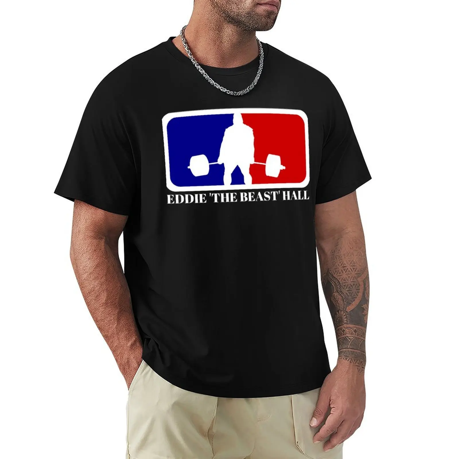 EDDIE 'THE BEAST' HALL T-Shirt anime t shirts for man T-Shirt