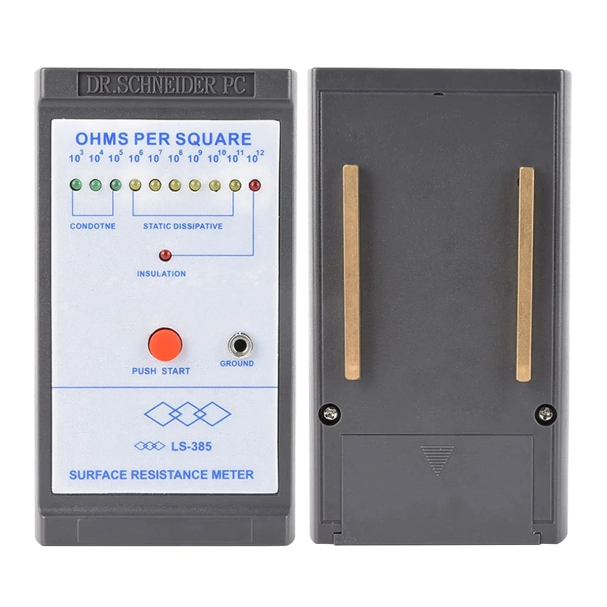 

-385 LED Display Resistance Tester Anti-Static Testing Induction Ohm Meters Resistance Test with LED Indicator