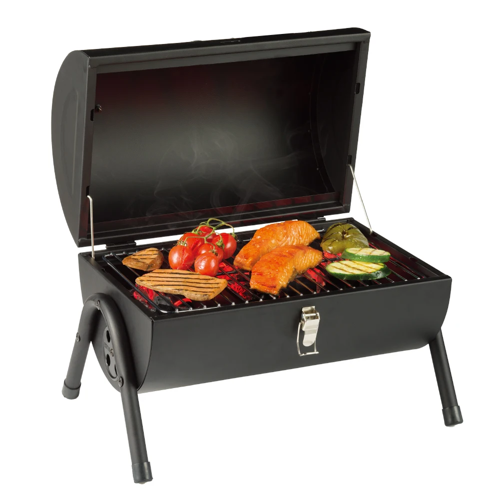 Outdoor Kitchen Black Portable Charcoal Twinscook Barbecue Grill For Summer Party