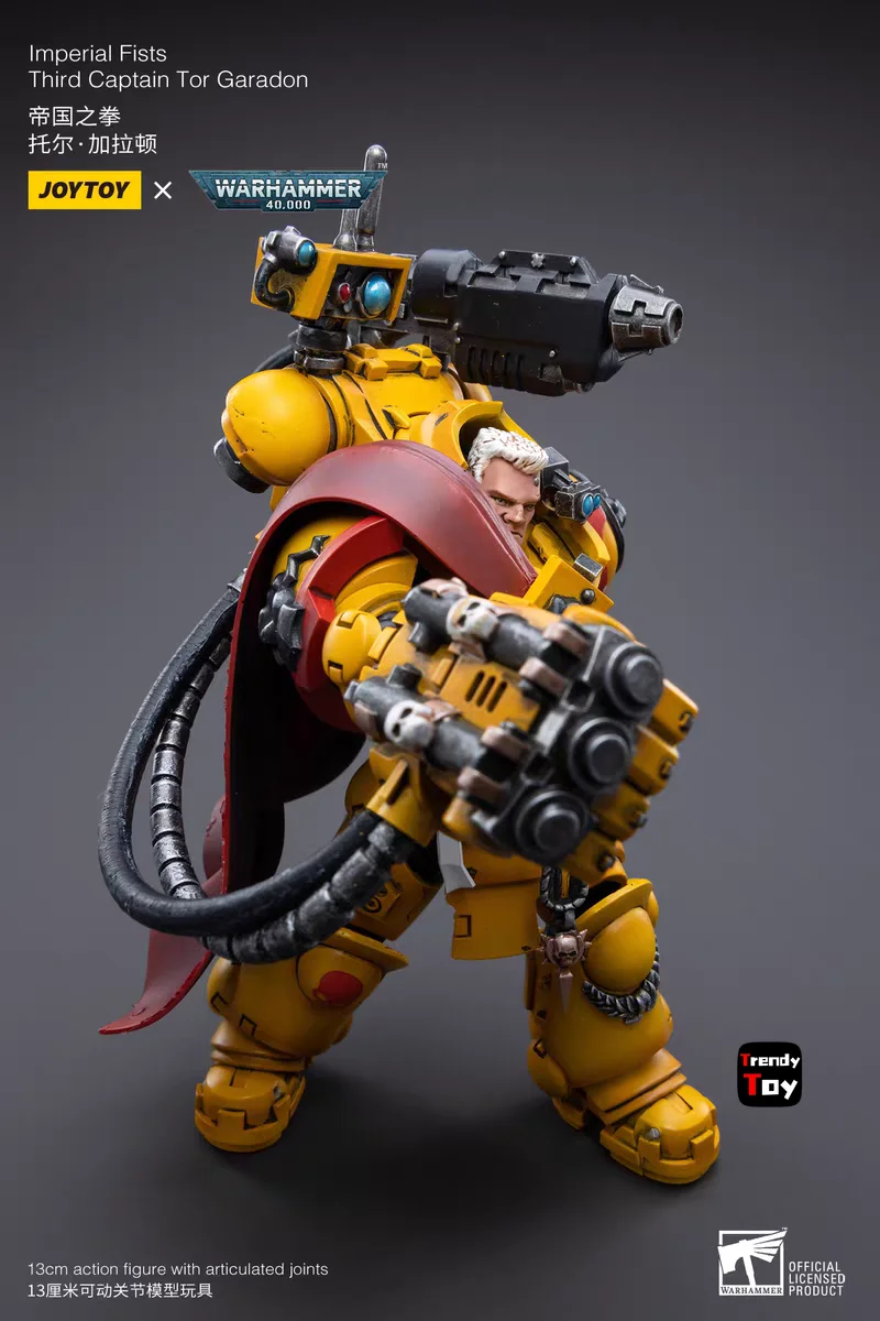 

【JOYTOY】Доставка в течение 24 часов. Фигурка Warhammer 40K: Имперские Кулаки, Третий Капитан Тор Гарадон, масштаб 1/18.