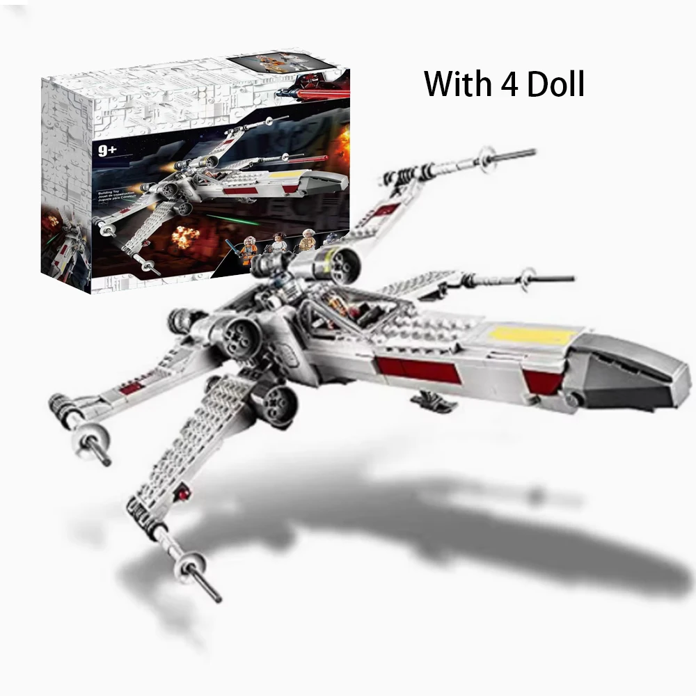 

Space Program X-Wing Fighter Building Block Compatible with 75301 Hot Movies Children's Building Block Toy Set Kids Gift